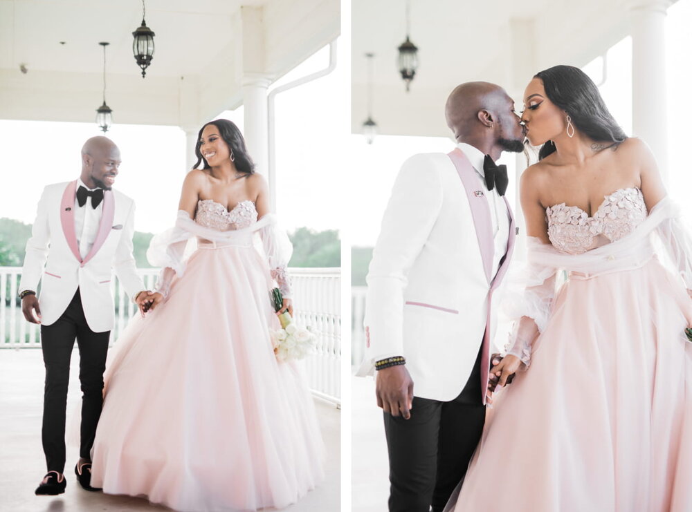 Denton Texas Wedding- The Milestone- Pharris Photography- Reception- Raven + Darnell- Bride+Groom