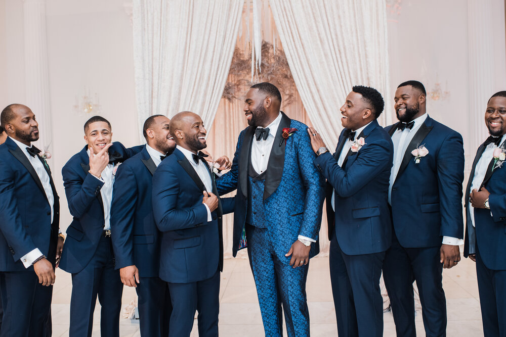 Houston Texas - Chateau Cocomar Wedding - Pharris Photography- Ceremony- Aliah + Tyrone