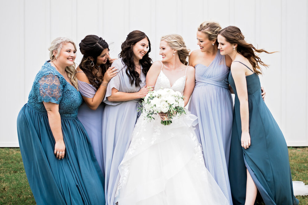 Kaufman Texas Wedding- Community Life Church - Pharris Photography- Bridal Party- Katie + Seth