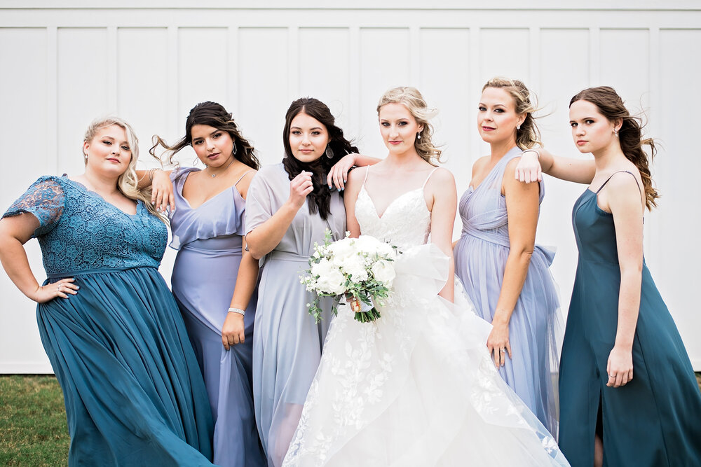 Kaufman Texas Wedding- Community Life Church - Pharris Photography- Bridal Party- Katie + Seth