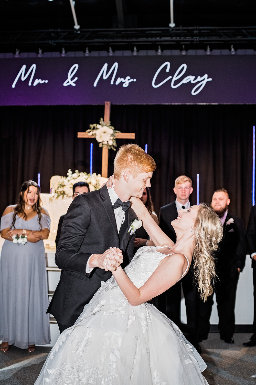 Kaufman Texas Wedding- Community Life Church - Pharris Photography- The Reception- Katie + Seth- First Dance