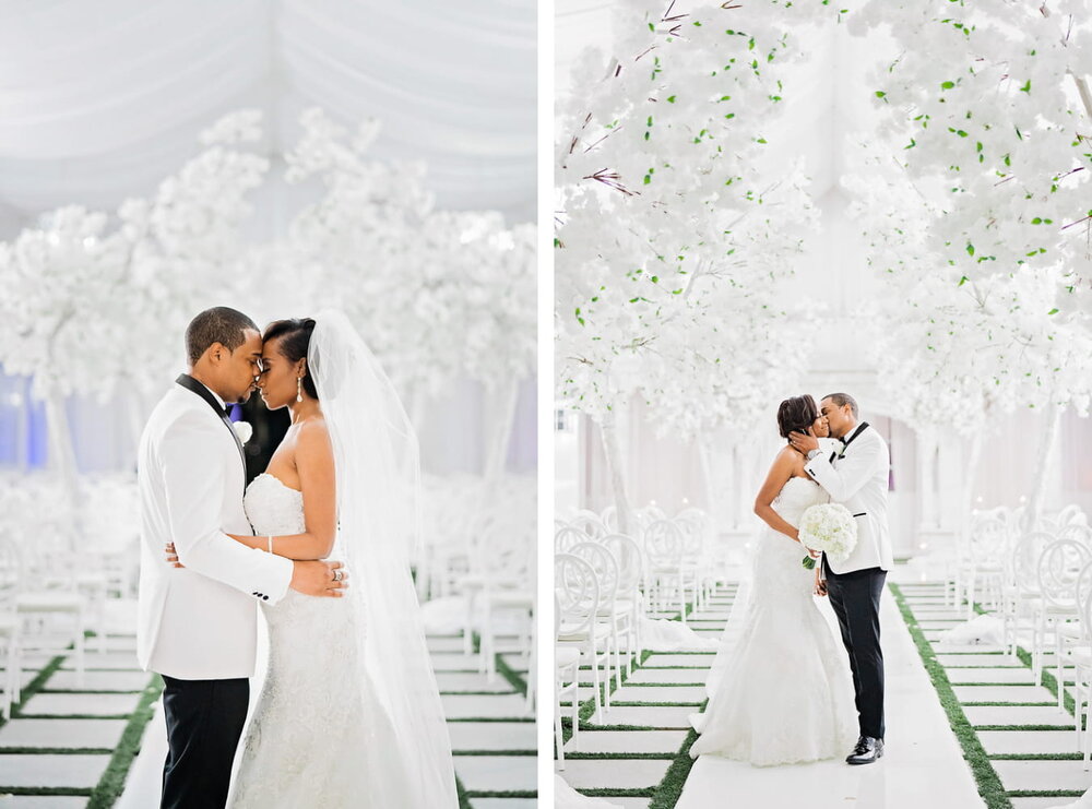 Dallas Texas Wedding- Sans Souci Ballroom - Pharris Photography- Ceremony- Crystal + Tristan