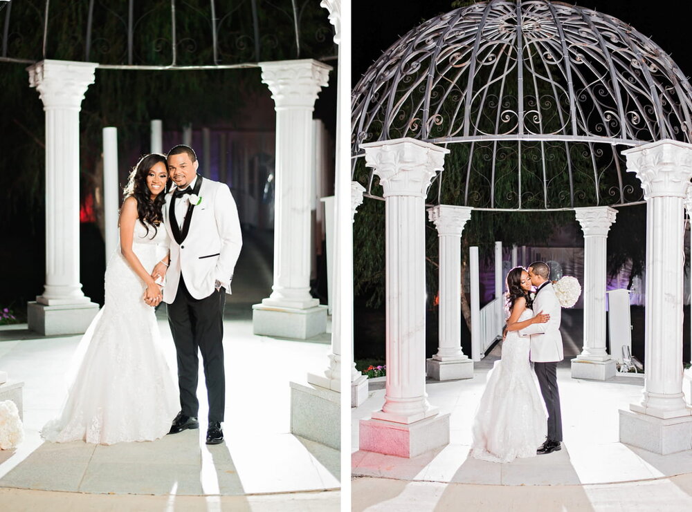 Dallas Texas Wedding- Sans Souci Ballroom - Pharris Photography- Reception- Crystal + Tristan - Bride + Groom