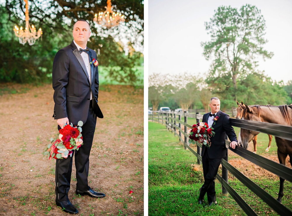 Tomball Texas Wedding- Sandlewood Manor- Pharris Photography- Taylor + Troy- Groom