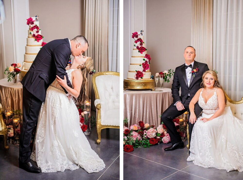 Tomball Texas Wedding- Sandlewood Manor- Pharris Photography- The Reception- Taylor + Troy- Cake