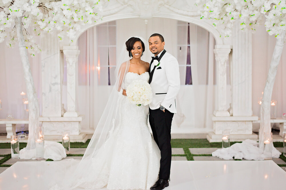 Dallas Texas Wedding- Sans Souci Ballroom - Pharris Photography- Ceremony- Crystal + Tristan