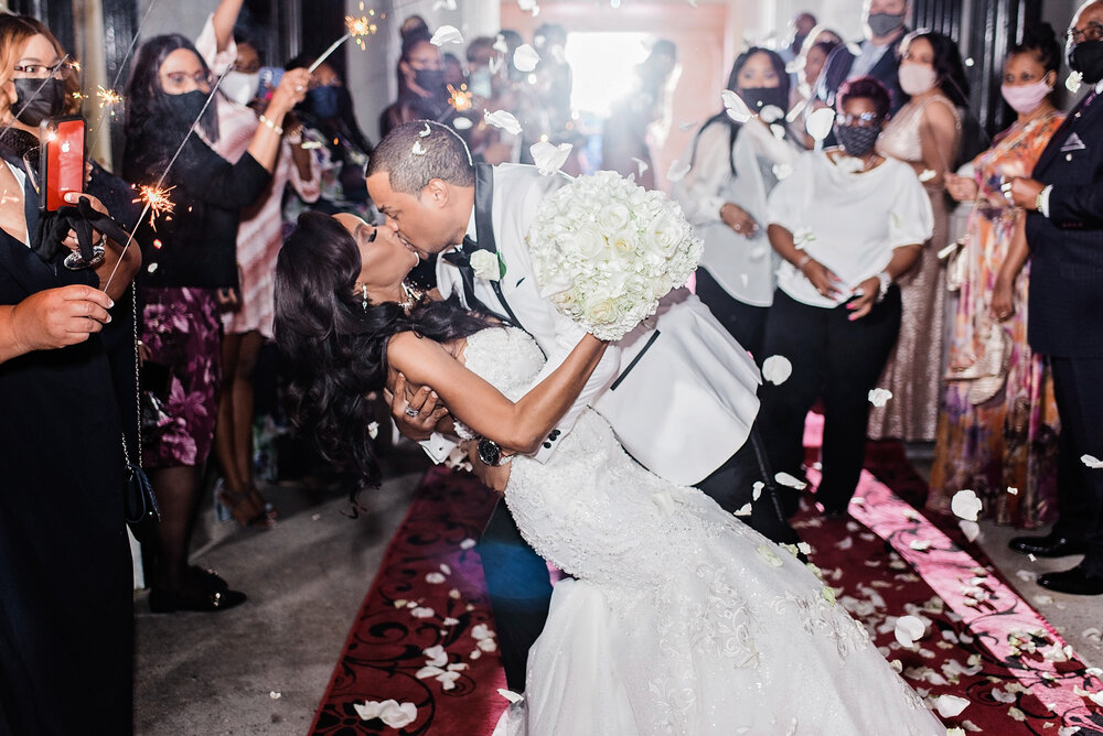 Dallas Texas Wedding- Sans Souci Ballroom - Pharris Photography- Reception- Crystal + Tristan - The Final Exit