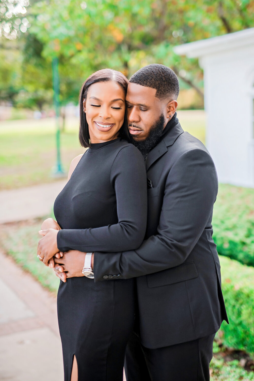 Dallas, Texas Engagement- Pharris Photography- Engagement Session- Arlington Hall - Turtle Creek - Erica + Quincy