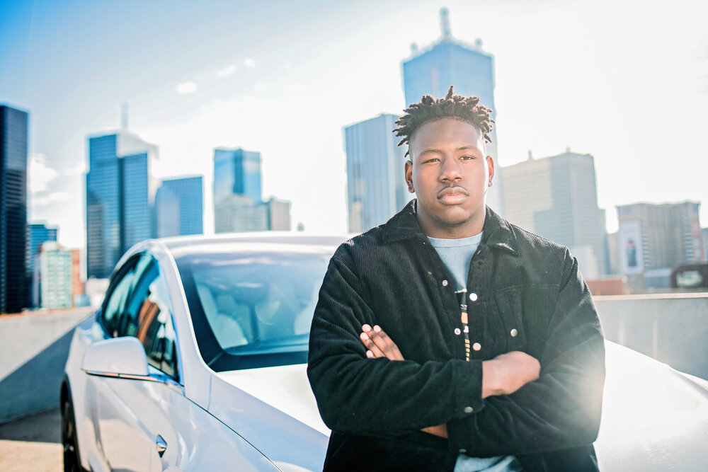 Dallas, TX Graduation - Pharris Photography- Graduation Session- Parking Garage- Jackson Shirer