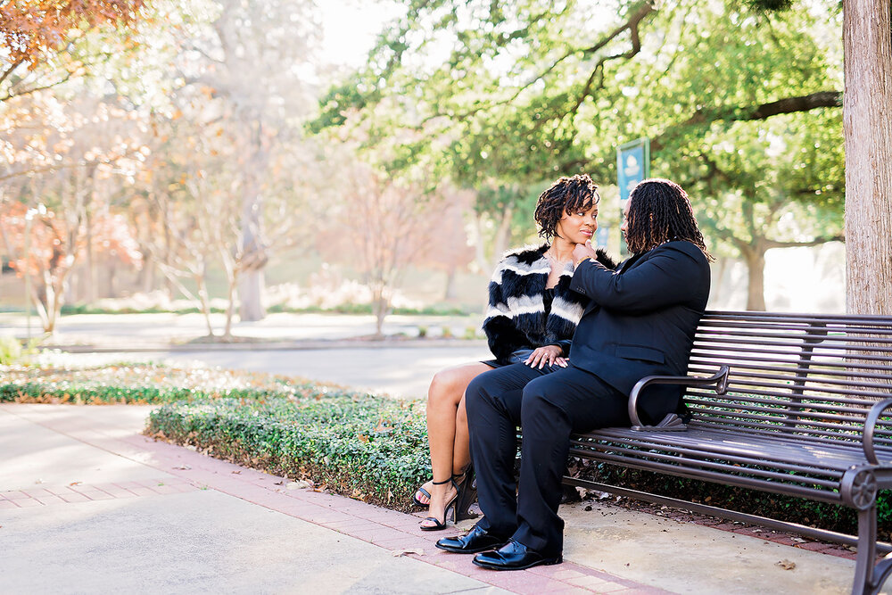 Dallas, Texas Engagement- Pharris Photography- Engagement Session- Arlington Hall -Turtle Creek - Britni + Terrence