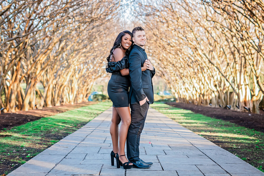 Dallas, TX Engagement- Pharris Photography- Engagement Session- Dallas Arboretum- Suzana + Paul