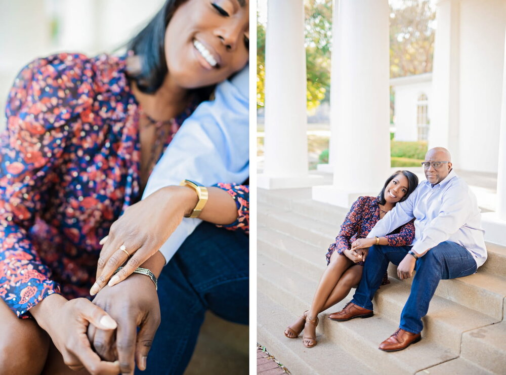 Dallas Texas Engagement- Pharris Photography- Engagement Session- Arlington Hall - Ivory + Howard