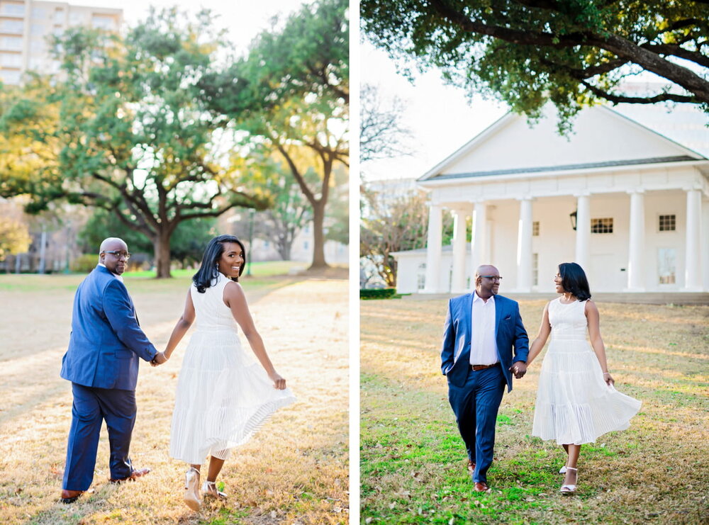 Dallas Texas Engagement- Pharris Photography- Engagement Session- Arlington Hall - Ivory + Howard