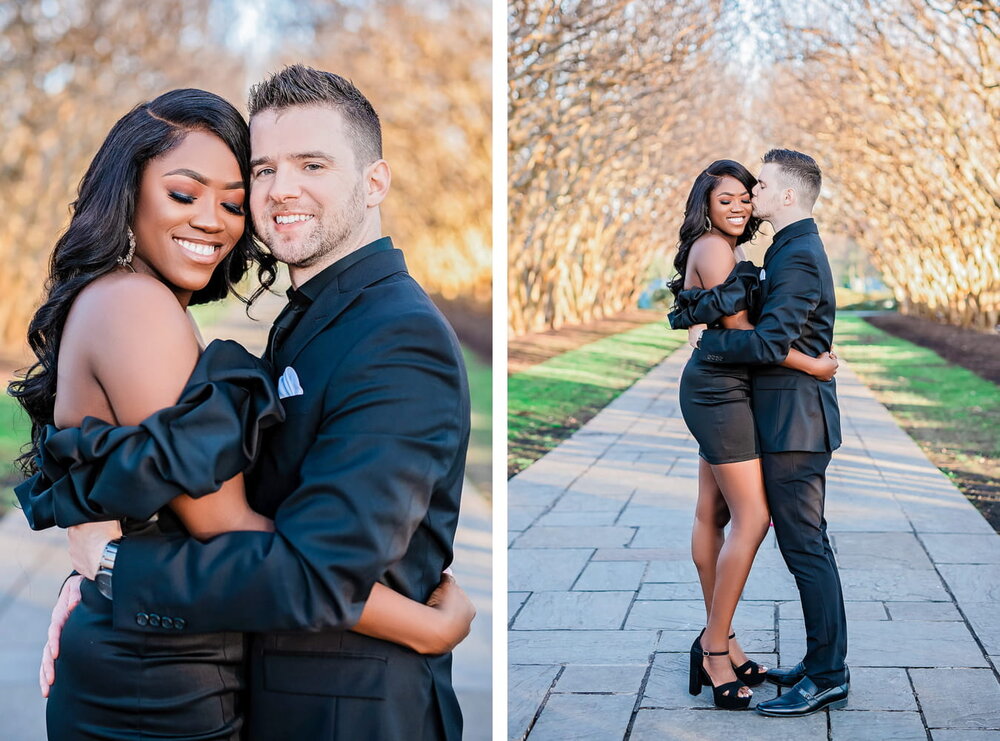 Dallas, TX Engagement- Pharris Photography- Engagement Session- Dallas Arboretum- Suzana + Paul