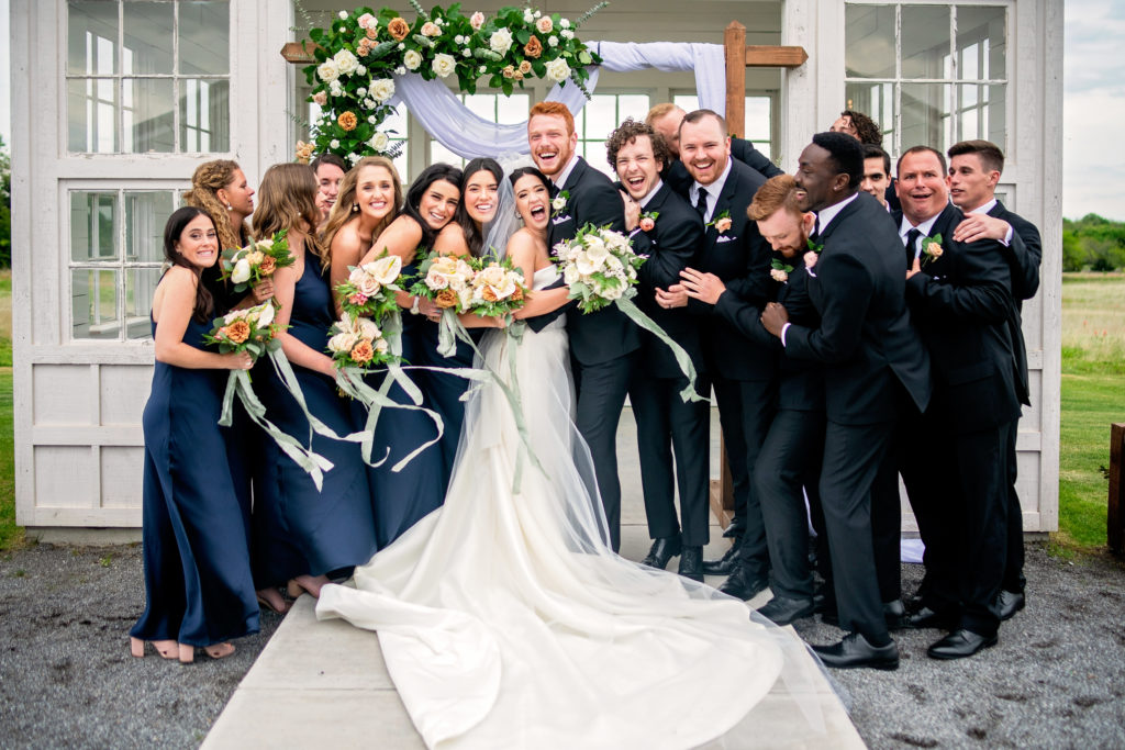 Dallas Texas Wedding- Davis & Grey Farms- Pharris Photography- The Ceremony- Meredith + Kolby- The wedding party
