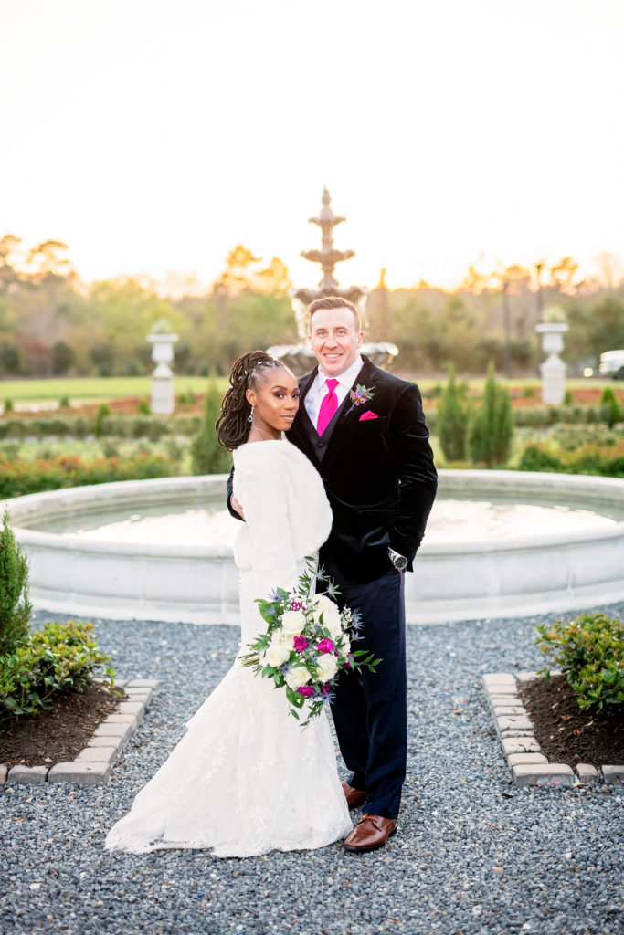 Iron Manor Wedding Houston Texas | Jalissa + Drew | Bride + Groom Portraits